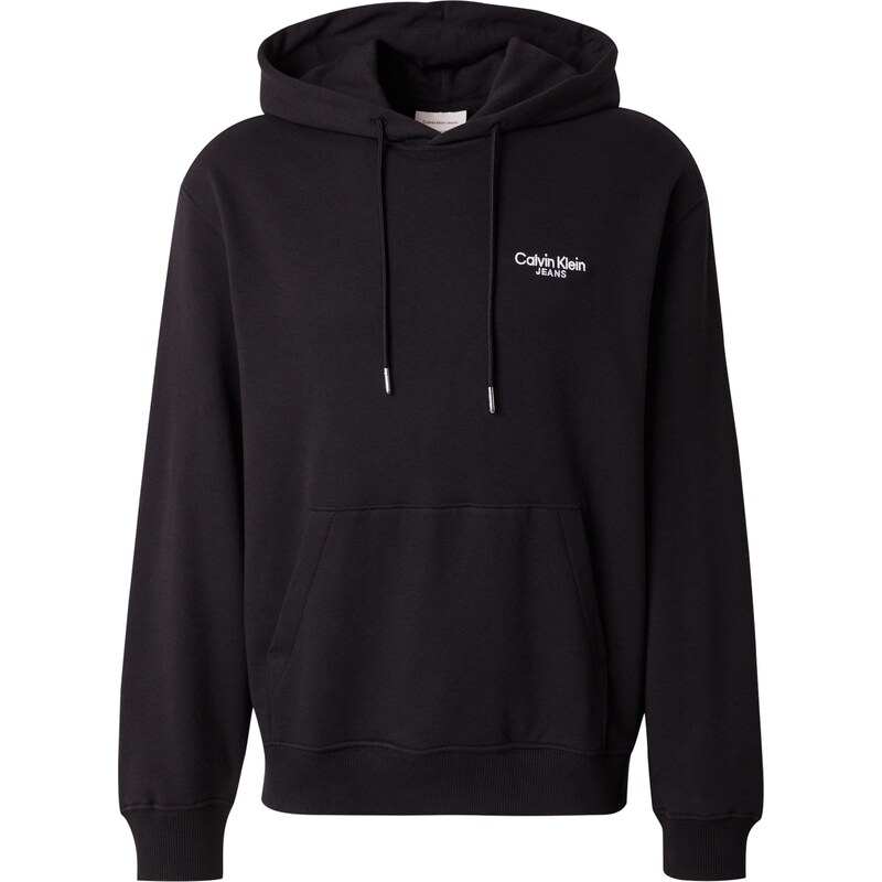 Calvin Klein Jeans Mikina čierna / biela 65139110