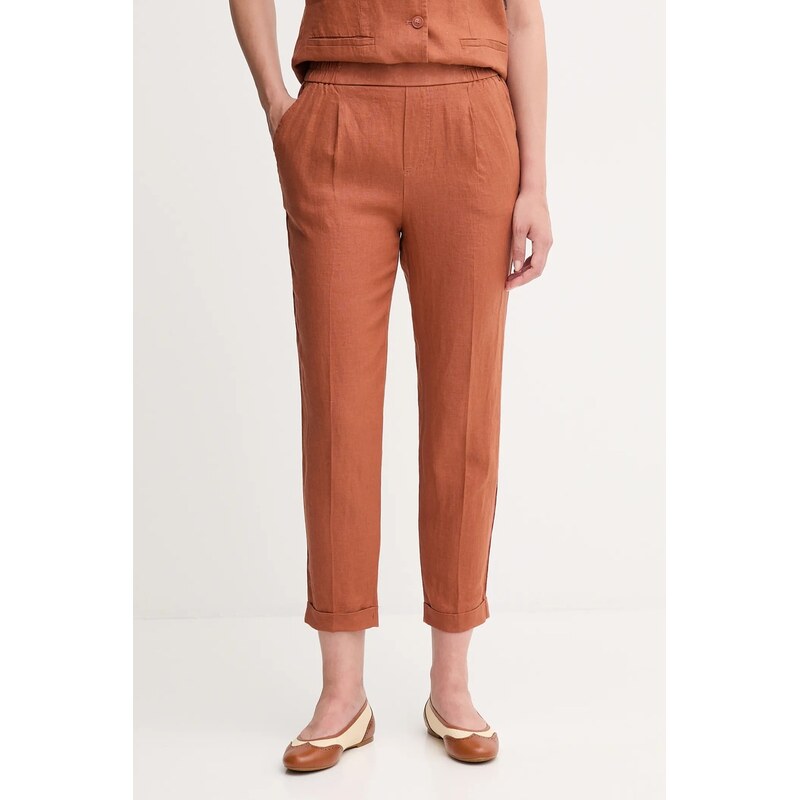 Ľanové nohavice United Colors of Benetton 64915092