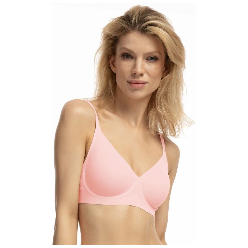 Julimex Soft podprsenka Simple T-Shirt Bra svetloružová 64919160
