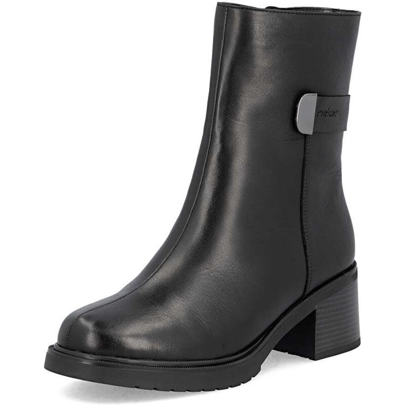 Dámska členková obuv RIEKER Y5258-00 čierna W5 64919137