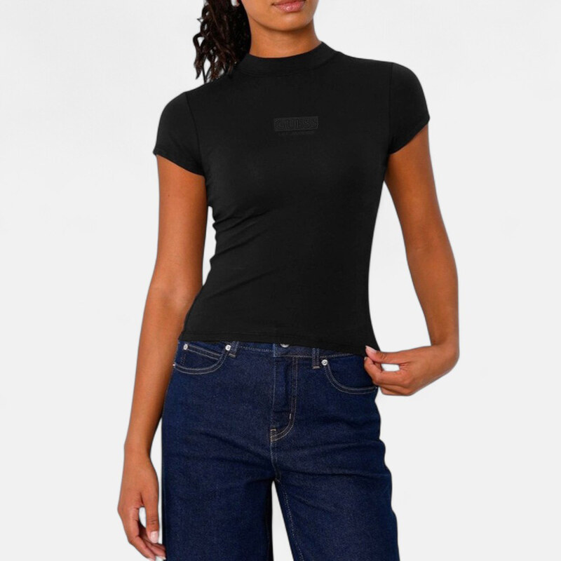 Dámské černé triko Guess 56302 64919295