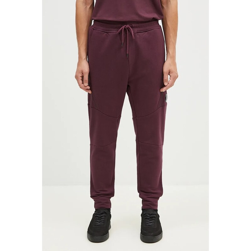 Bavlnené tepláky C.P. Company Diagonal Raised Fleece Lens Sweatpants 67195554