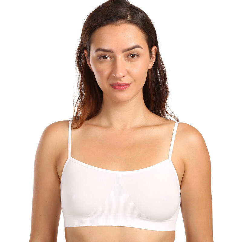 Dámska podprsenka Moravec bezšvová bielá (Daily top) L/ 64940981