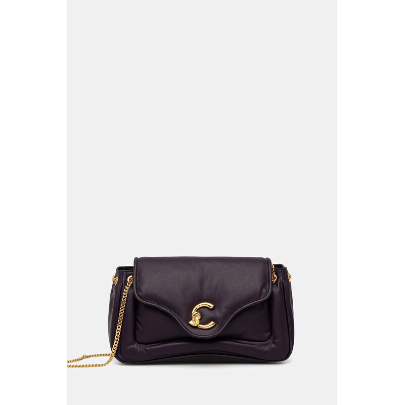 Kožená kabelka Coccinelle COCCINELLE C-ME FLUFFY 64919606