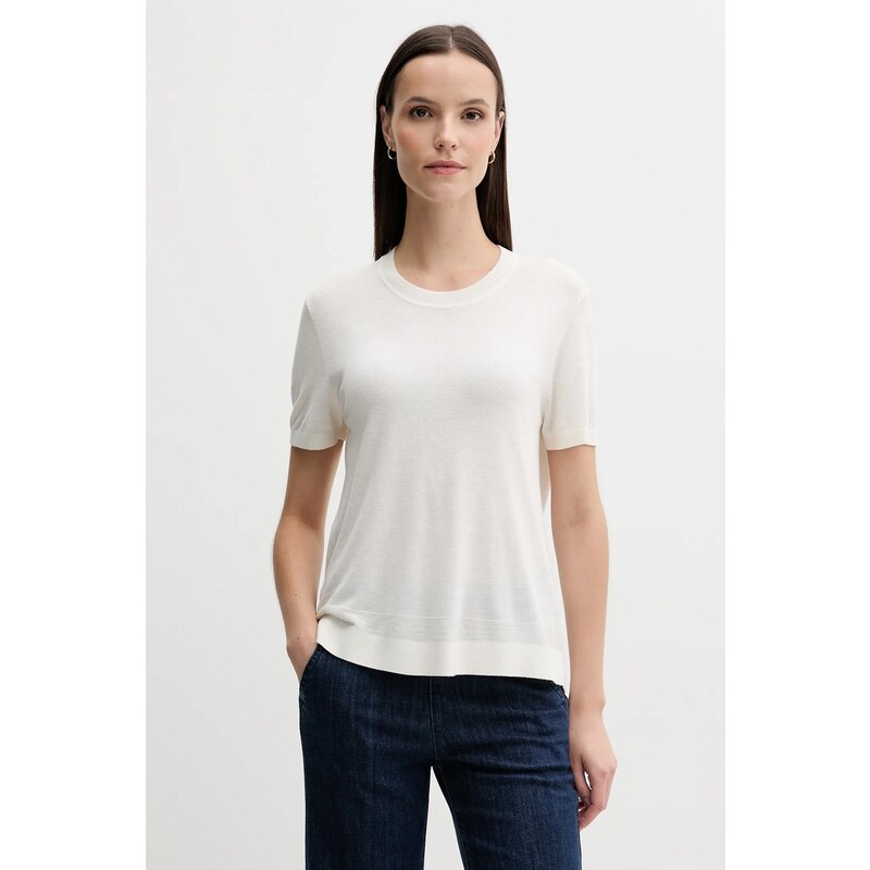 Tričko s hodvábom United Colors of Benetton 64927841