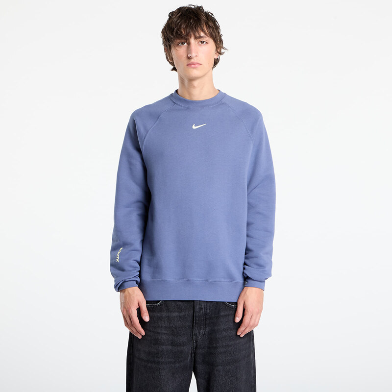 Nike Mikina NOCTA Mens Fleece CS Crew Diffused Blue/ Citron Tint S 64921699