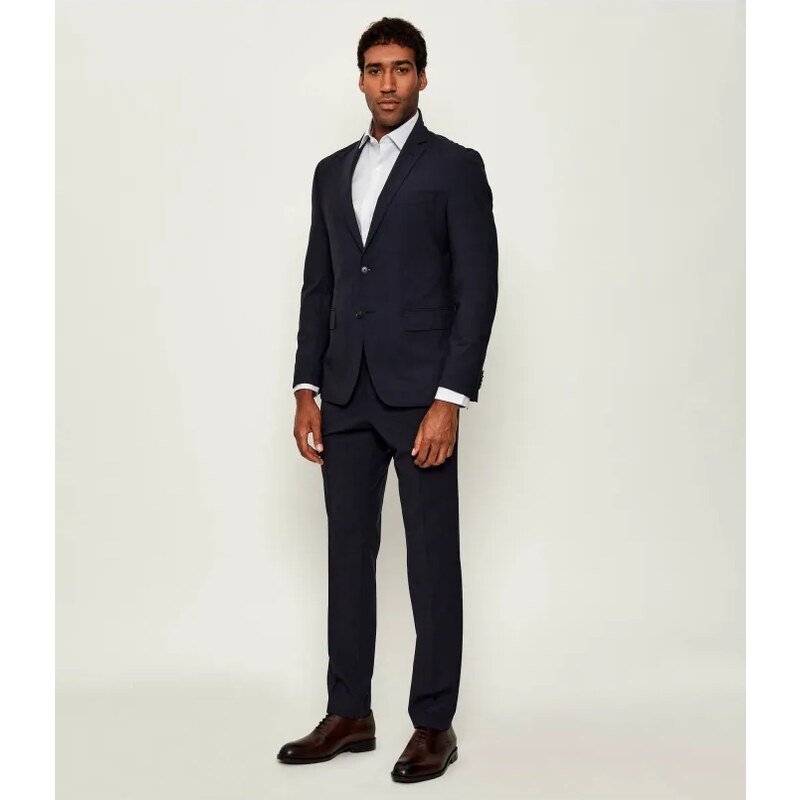 BOSS BLACK Oblek P-Huge-2Pcs-WG-253 | Slim Fit | s prímesou vlny 64918994