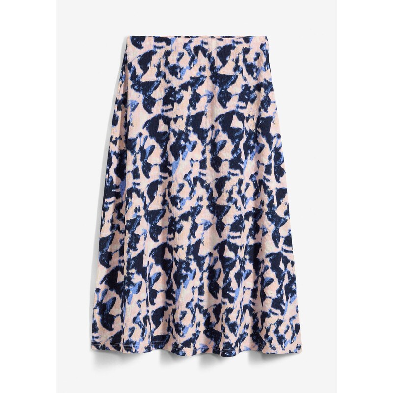 bonprix Midi sukňa, široká, farba modrá 64921783