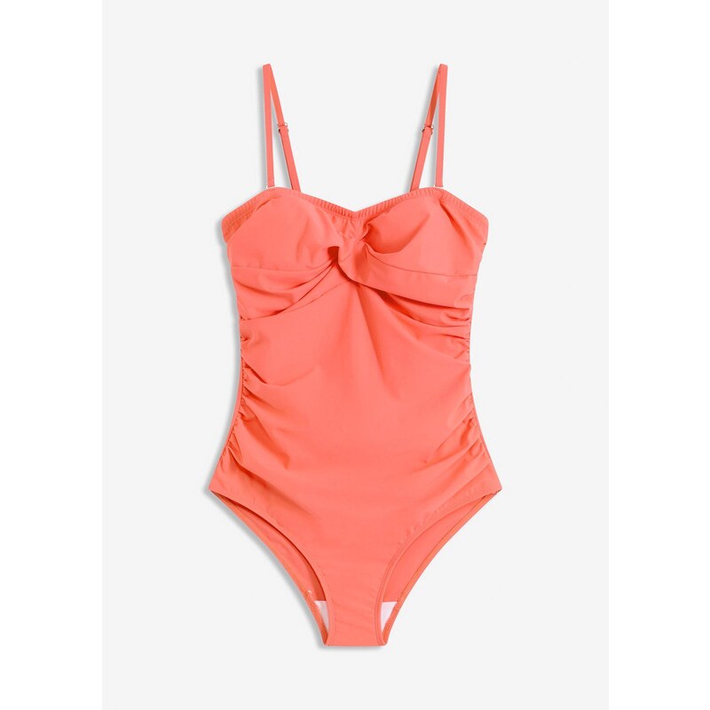 bonprix Sťahovacie plavky, stredný tvarujúci efekt, farba ružová 64921818