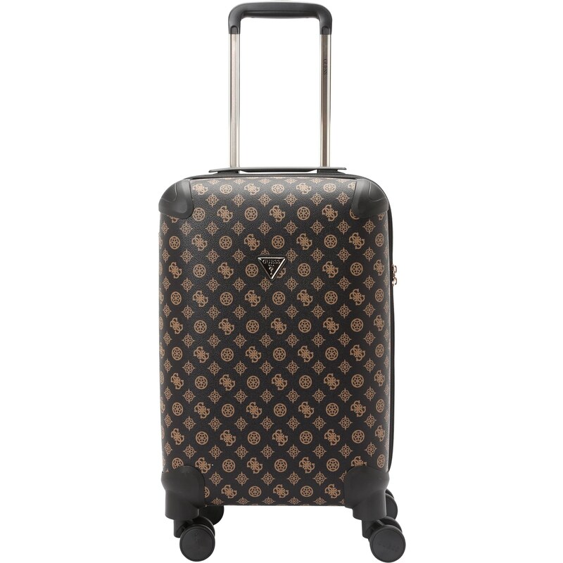 GUESS Kufor na kolieskach WILDER 18 IN 8-WHEELER karamelová / čierna 64991229