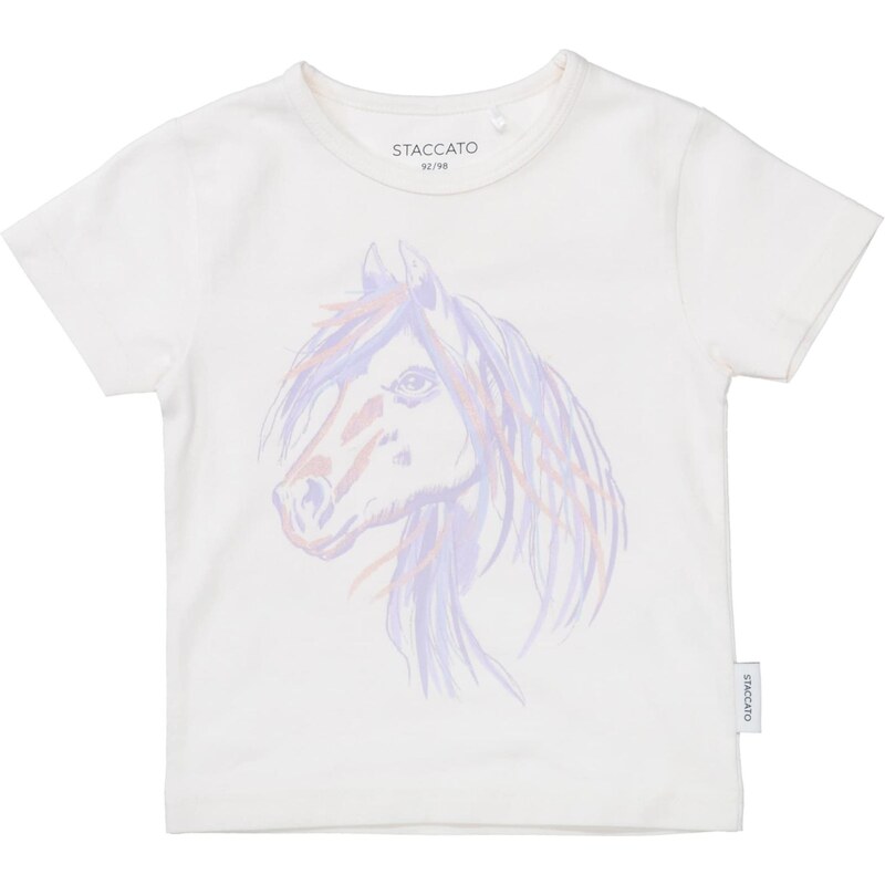 STACCATO Tričko svetlomodrá / svetlofialová / biela 65921347