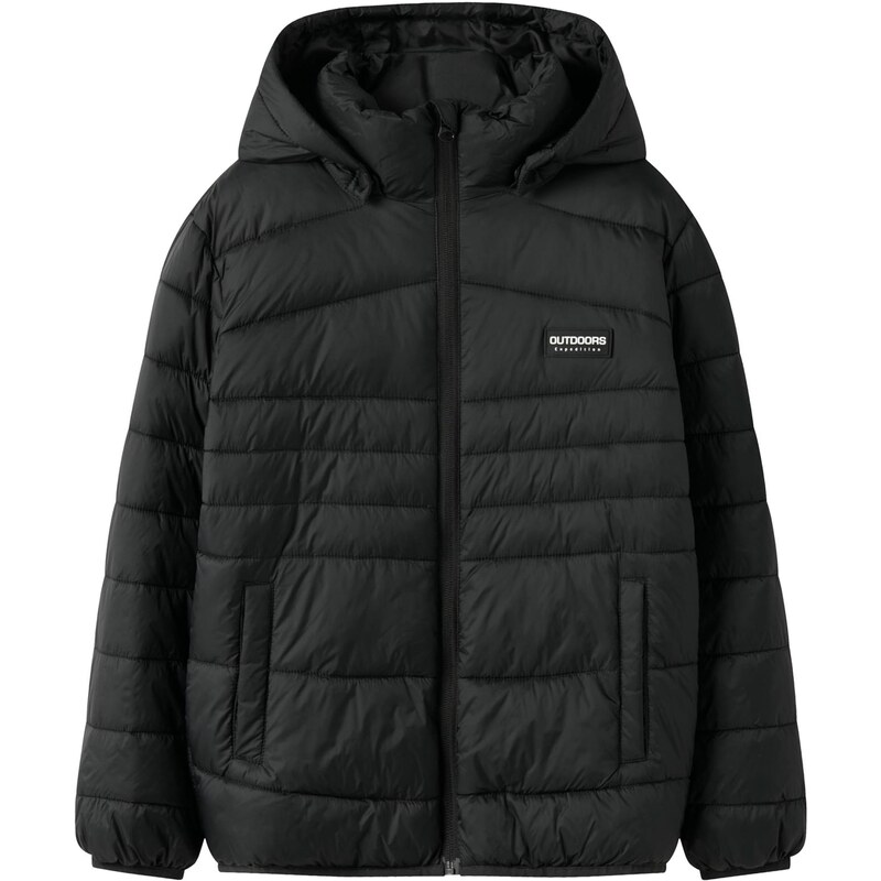 NAME IT Prechodná bunda NKMMarble čierna 65608775