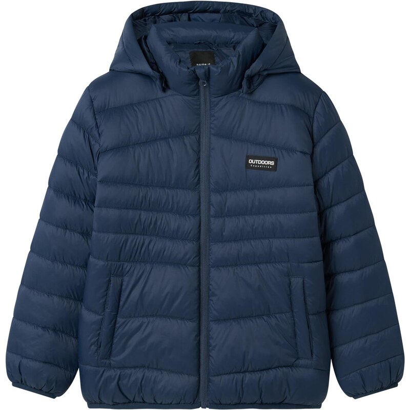 NAME IT Prechodná bunda NKMMarble tmavomodrá 65707466