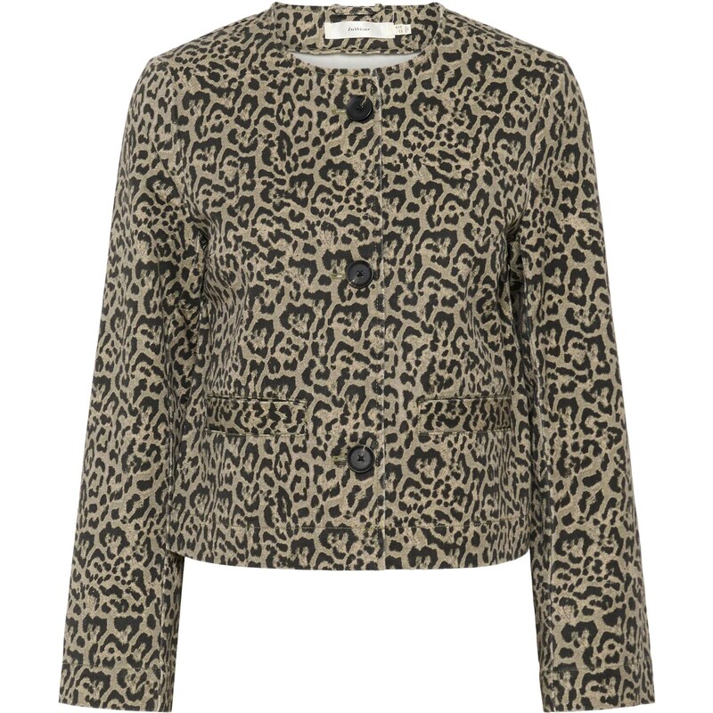 InWear Prechodná bunda NeomaIW kapučíno / kaki / tmavozelená 65887180