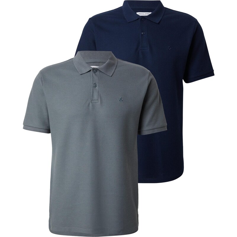 JACK & JONES Tričko JJEAUSTIN modrosivá / tmavomodrá 64959201
