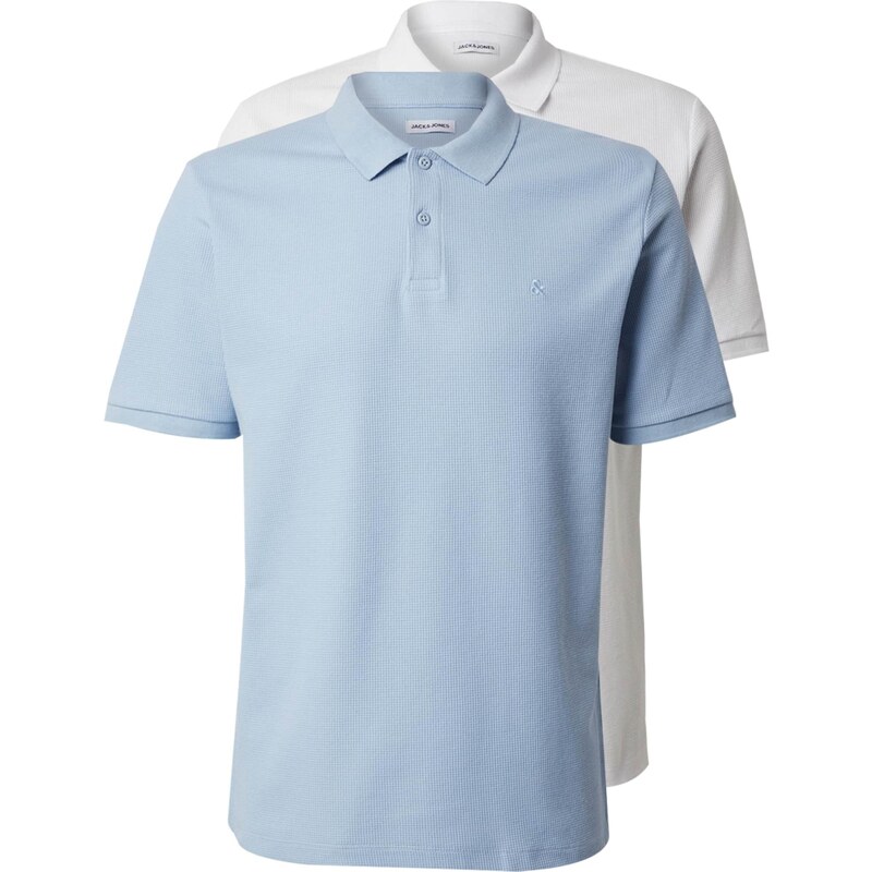 JACK & JONES Tričko JJEAUSTIN svetlomodrá / biela 64959208