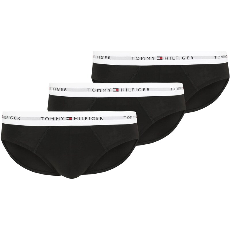 Tommy Hilfiger Underwear Nohavičky svetlosivá / červená / čierna / 64927493