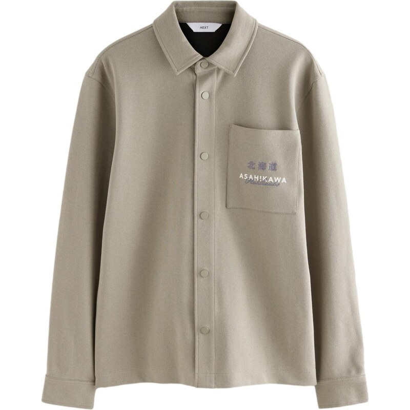 Next Prechodná bunda sivá / kaki / biela 64970785