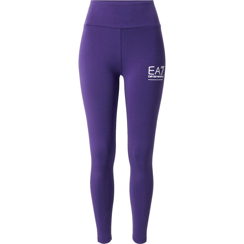 EA7 Emporio Armani Legíny fialová / biela 65216072