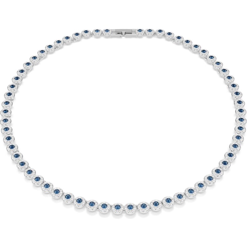 Swarovski Retiazka Una azúrová / strieborná / priehľadná 64927507