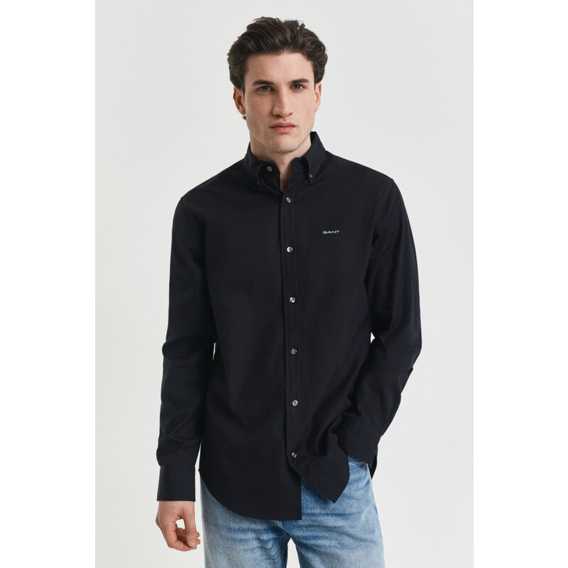 KOŠEĽA GANT REG PINPOINT OXFORD SHIRT BLACK 64936690