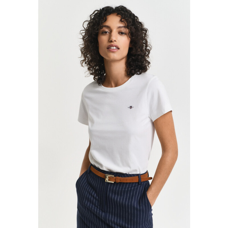 TRIČKO GANT REG SHIELD SS T-SHIRT WHITE 64936718