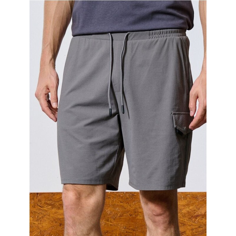 Sinsay - Športové šortky - stredne sivá 65739050