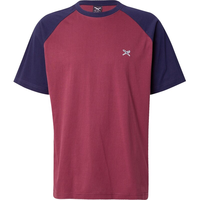 Iriedaily Tričko De College námornícka modrá / vínovo červená 65654768