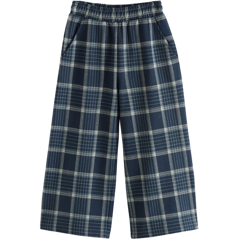 Next Nohavice námornícka modrá / šedobiela 65655206