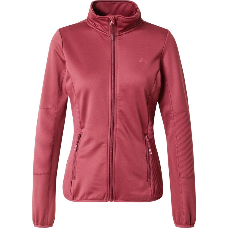 ONLY PLAY Funkčná flisová bunda ONPJetta tmavočervená 65885939