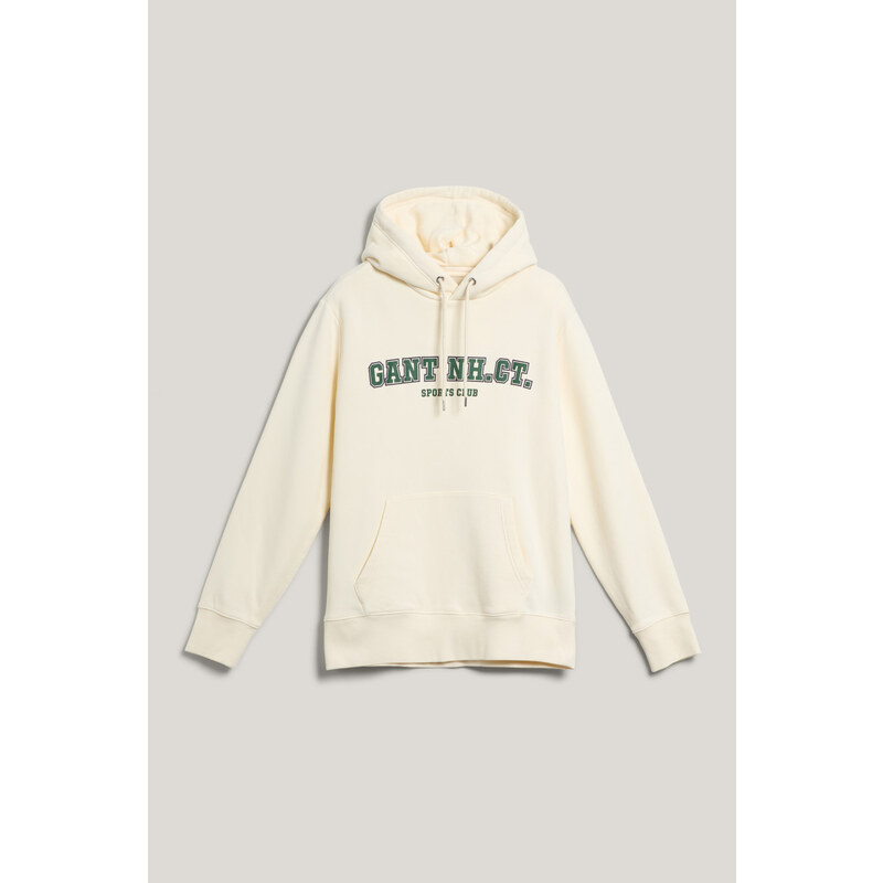 MIKINA GANT GRAPHIC SWEAT HOODIE CREAM 64936541