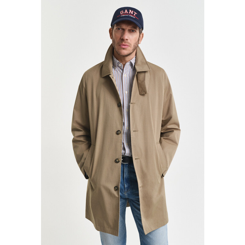 KABÁT GANT COTTON CAR COAT LIGHT TAUPE 65451034