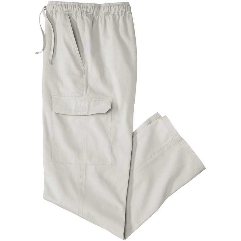 Voľnočasové kapsáčové nohavice Atlas For Men Sivá 64927922