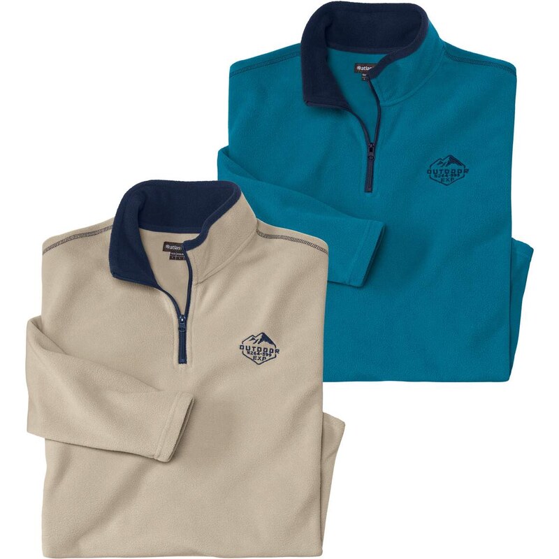 Sada 2 mikroflísových mikín Outdoor Atlas For Men 64927936