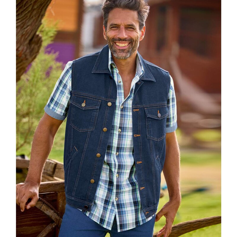 Rifľová vesta Atlas For Men Modrá 64927947