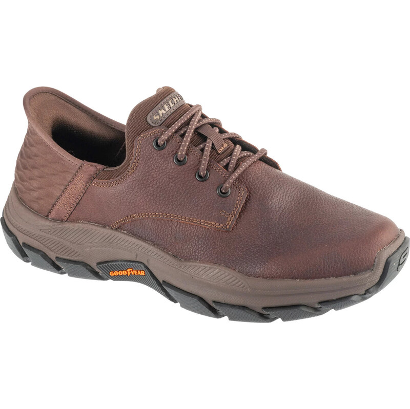 Hnedé pánske tenisky Skechers Slip-Ins: Respected - Garrett 205201 64936393