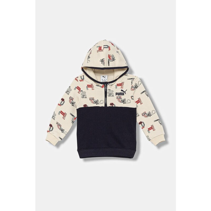 Detská mikina Puma LITTLE RUNNERS Half-Zip Hoodie PS 64938322