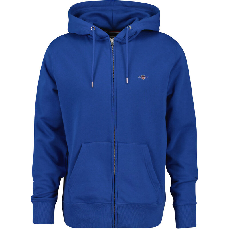 MIKINA GANT REG SHIELD FULL ZIP HOODIE RICH BLUE 64936651