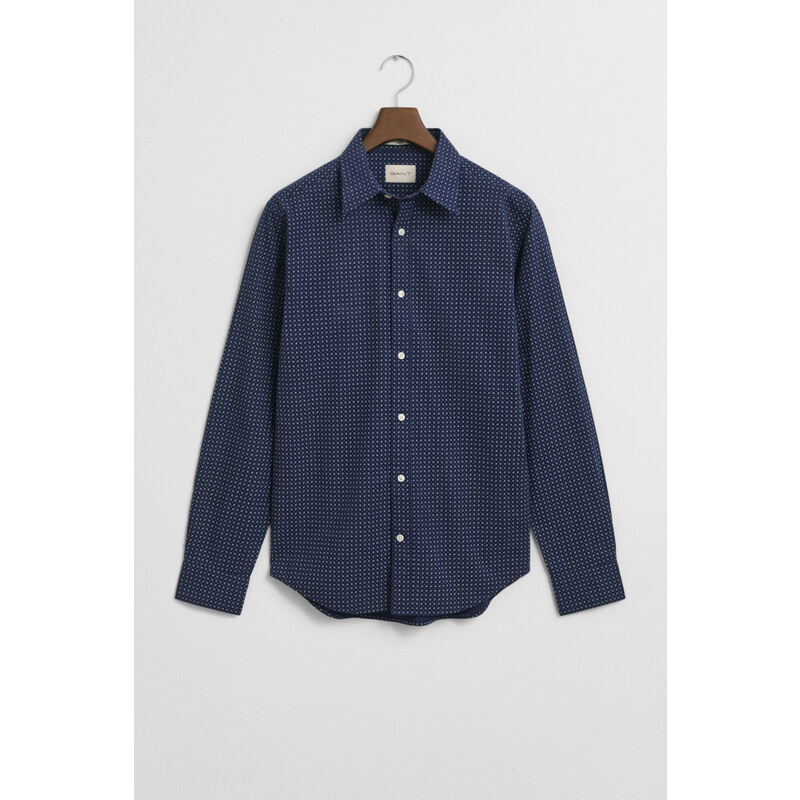 KOŠEĽA GANT REG MICRO PRINT SHIRT CLASSIC BLUE 64936701