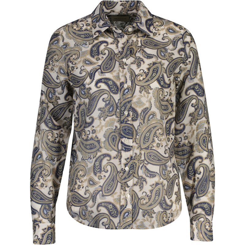 KOŠEĽA GANT REG PAISLEY COT SILK SHIRT PERSIAN BLUE 64936747