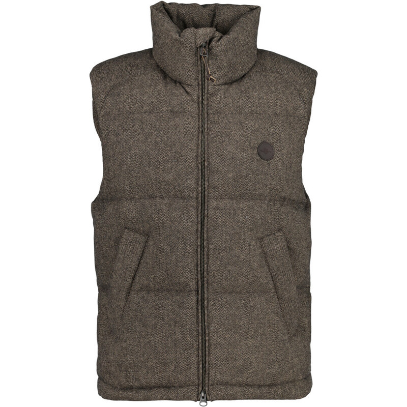 VESTA GANT WOOL PADDED VEST WARM KHAKI 64936793