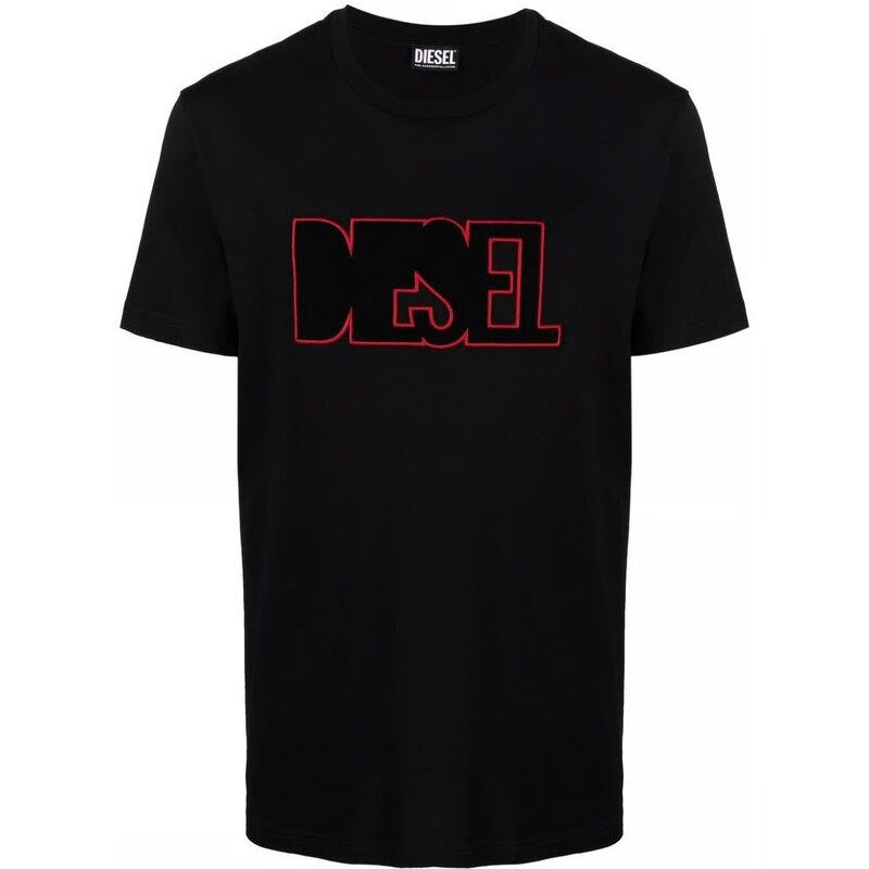 DIESEL Outline Black tričko 64938427