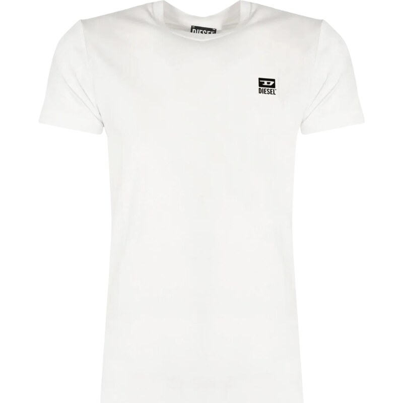 DIESEL Logo White tričko 64938432