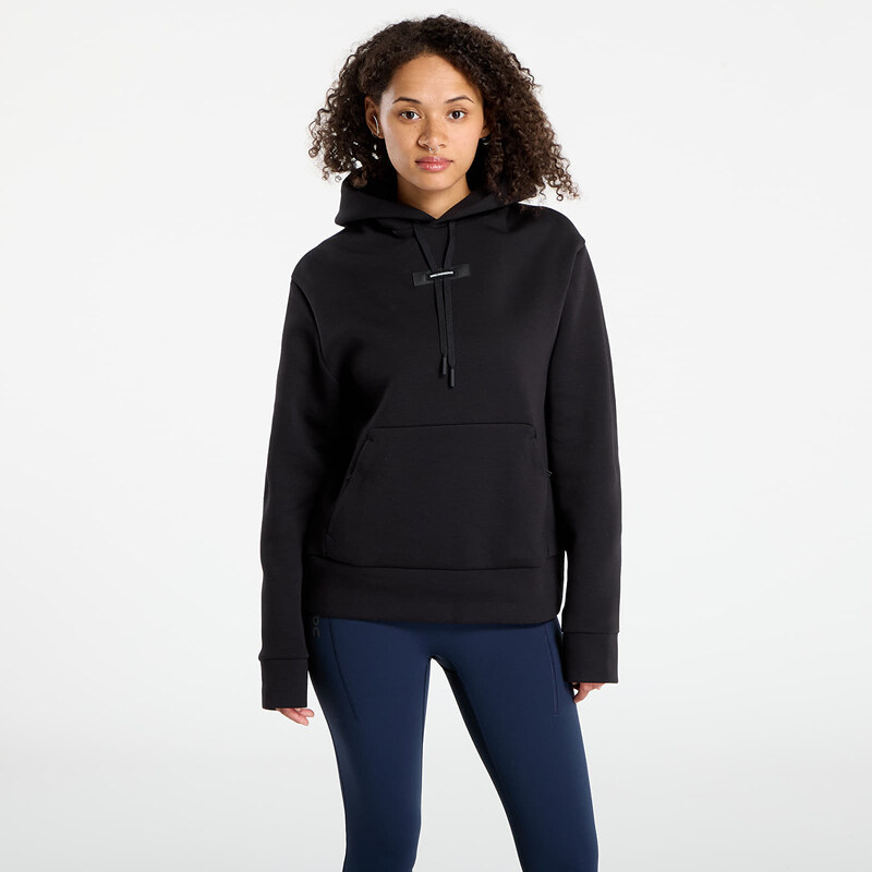 Mikina On Focus Tech Hoodie Black S 64941017