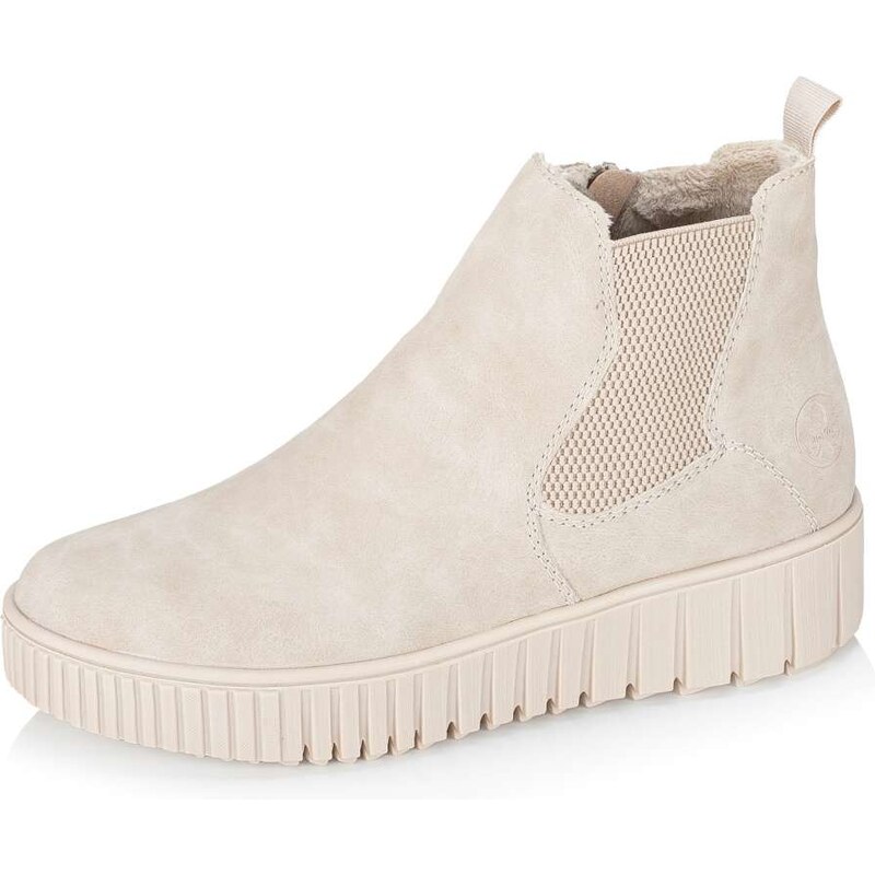 Dámska členková obuv RIEKER Y6151-63 béžová W5 64941116