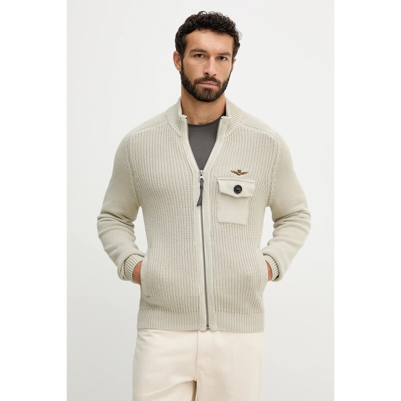 Bavlnený kardigán Aeronautica Militare 64941447