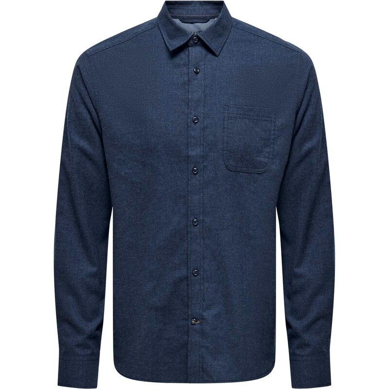 Only & Sons Košeľa ONSRoad námornícka modrá 56866038