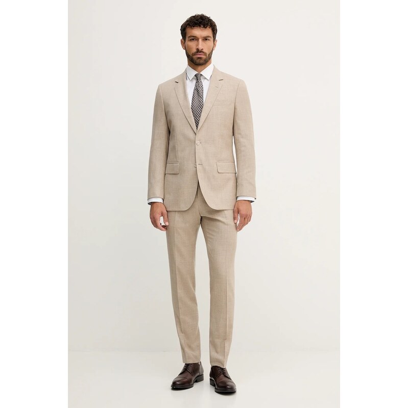 Vlnený oblek BOSS BECKHAM X BOSS 64972321