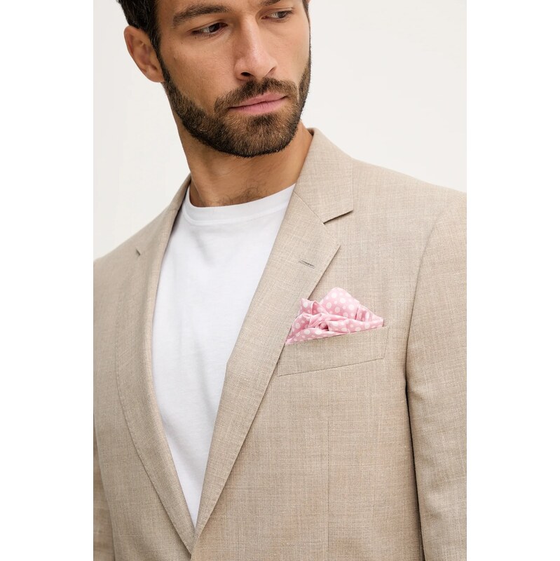 Hodvábna vreckovka BOSS BECKHAM X BOSS 64972310