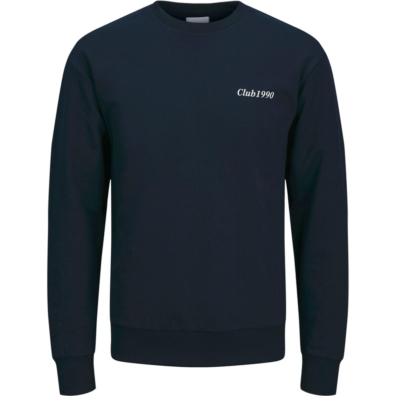 JACK & JONES Mikina JJEBradley námornícka modrá / melónová / biela 62729722